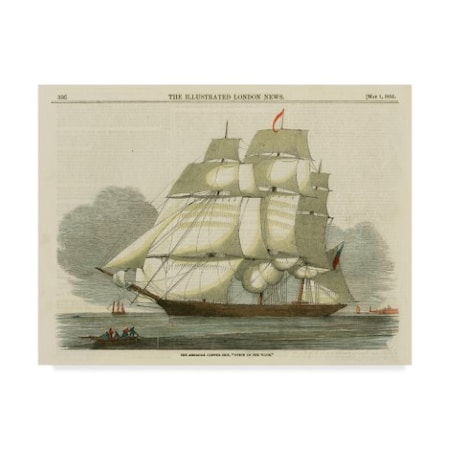 Vision Studio 'Antique Clipper Ship Ii' Canvas Art,35x47